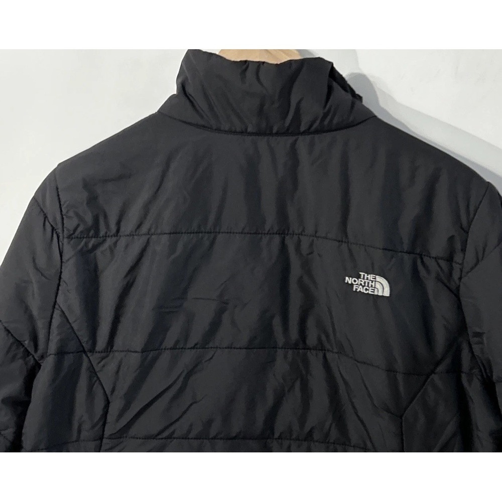 Womens The North Face Harway Quilted Jacket NFOA35BY Black Sz Large Zip Pockets - Picture 8 of 8